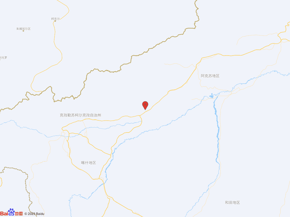 新疆喀什地区巴楚县发生3.7级地震