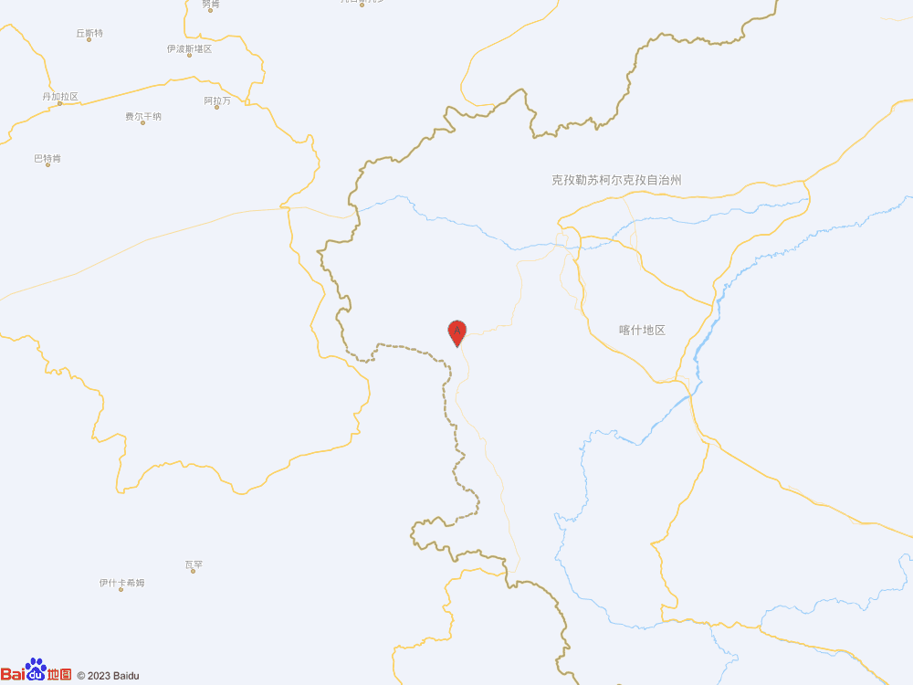 新疆克孜勒苏州阿克陶县发生3.1级地震