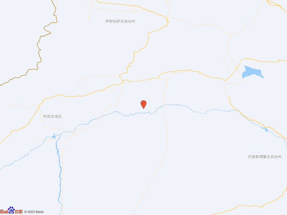 新疆阿克苏地区沙雅县（北纬41.13度，东经83.58度）发生3.3级地震